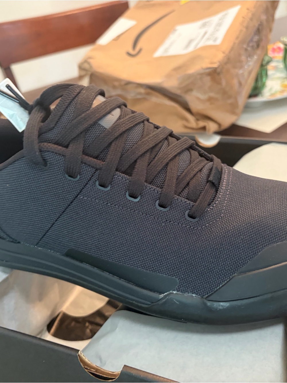 Fox Union Canvas - Mountain Bike Lace-Up Shoe in Black